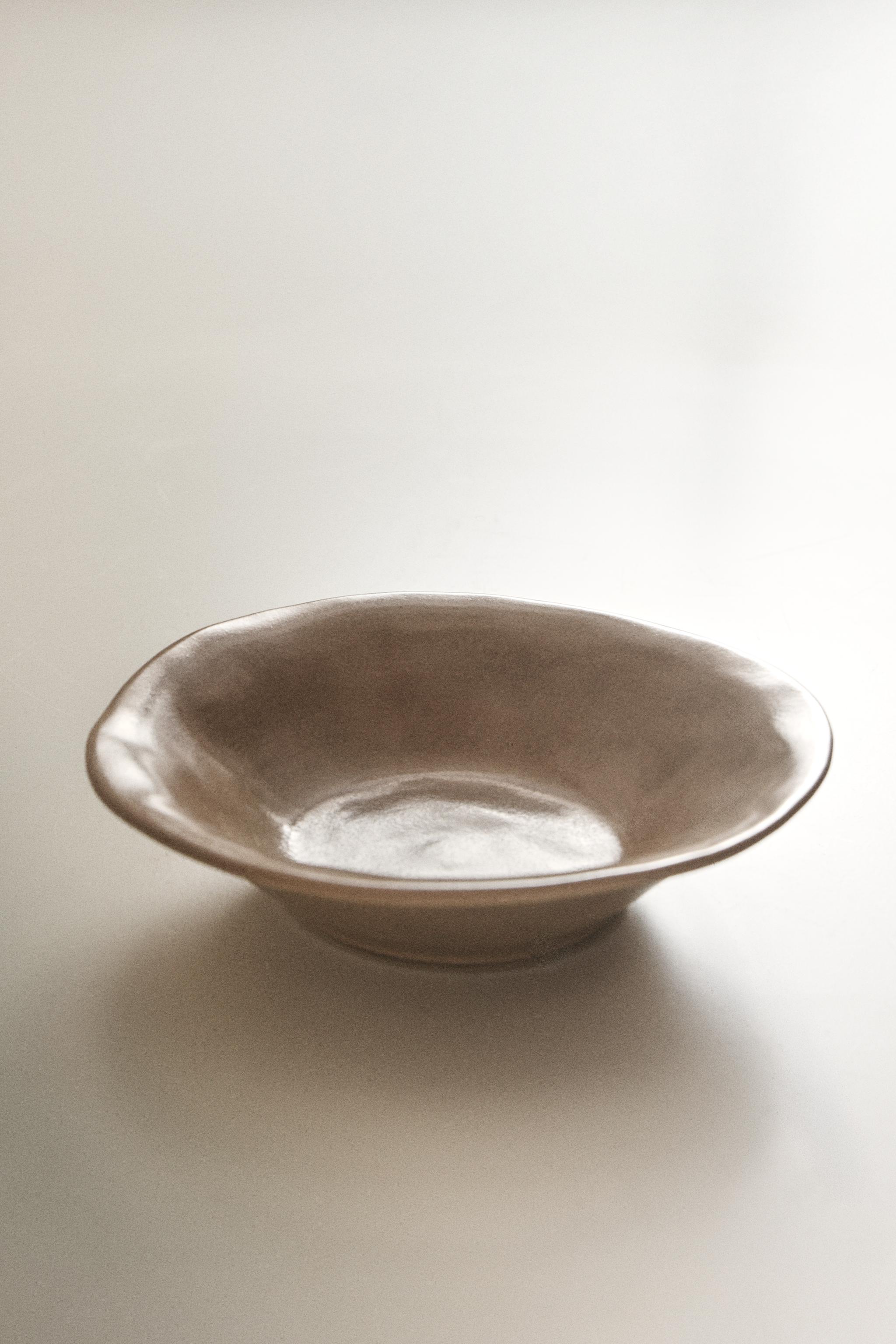 IRREGULAR STONEWARE BOWL